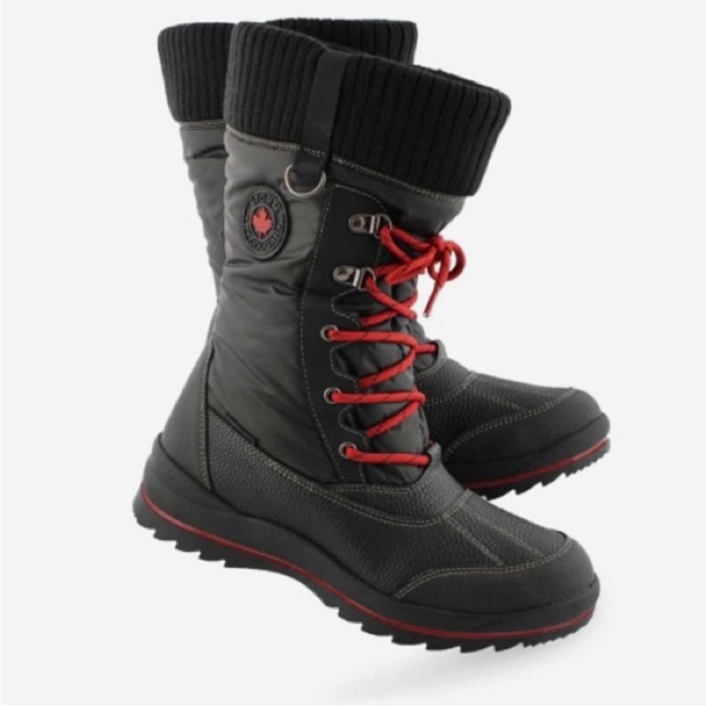 Cougar Comos Black Waterproof Winter Boots